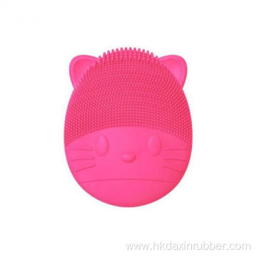 Water resistant sonic vibration silicone cleansing